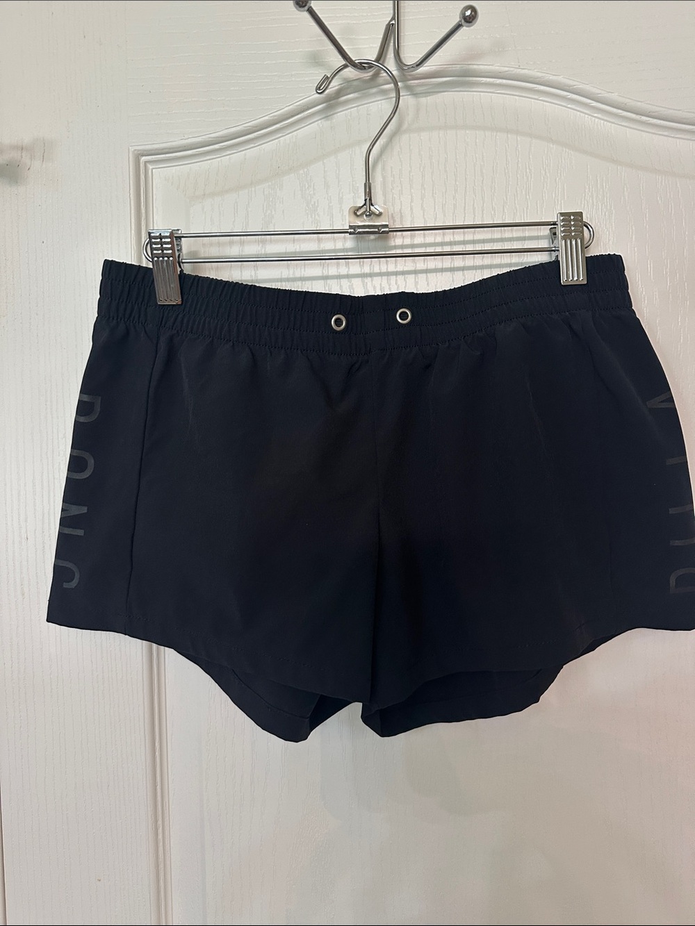 Billabong Black Athletic Shorts with Elastic Waist